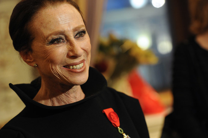 Order of Legion of Honor presented to Maya Plisetskaya